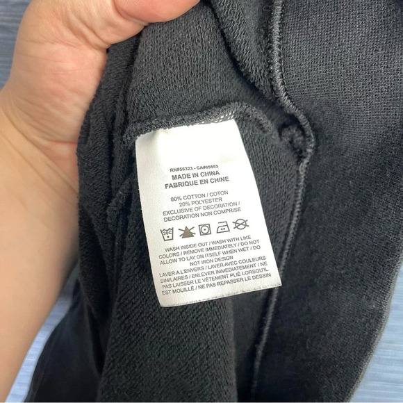 Nike Air Black 1/4 Zip Pullover Activewear Sweatshirt  Large - Picture 8 of 8